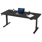 Lifespan Fitness ErgoDesk Electric Standing Desk 180cm (Black/Black)