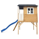 Lifespan Kids Burleigh Cubby House with 2.2m Slide (Blue)