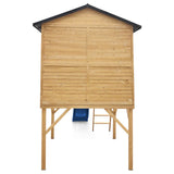 Lifespan Kids Burleigh Cubby House with 2.2m Slide (Blue)