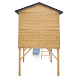 Lifespan Kids Burleigh Cubby House with 2.2m Slide (Pastel Blue)
