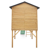 Lifespan Kids Burleigh Cubby House with 2.2m Slide (Pastel Green)