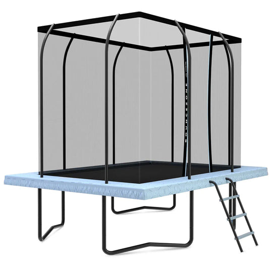 Lifespan Kids BounceZone M Rectangular Spring Trampoline Set