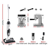 Devanti Cordless Wet Dry Vacuum Mop plus Coffee Maker Machine Espresso
