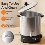 Devanti 16L Wax Melter Candle Making 1500W Melting Pot Furnace Quick Pour Spout Soy Soap