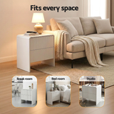 Artiss King Single Bed Frame and 2 Bedside Table Bedroom Furniture Set