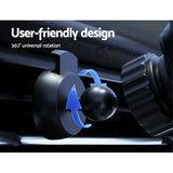 Devanti Wireless Car Charger Fast Charging Car Mount Vent Suction cup