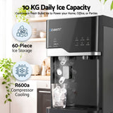 Devanti Bottom Loading Water Cooler Dispenser with Ice Maker