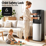 Devanti Bottom Loading Water Cooler Dispenser with Ice Maker