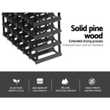 Artiss Wine Rack 42 Bottle Black