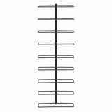 Artiss Wall Mounted Wine Rack 9 Bottles Display Storage Organizer Metal Black