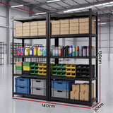 Giantz 2-Rack Garage Shelving 1.5X0.7m Warehouse Shelves Storage Rack Pallet Racking