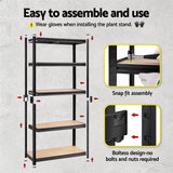 Giantz 2-Rack Garage Shelving 1.5X0.7m Warehouse Shelves Storage Rack Pallet Racking