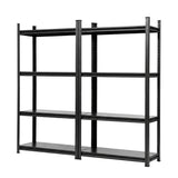 Giantz Garage Shelving 1.8X1.8m Warehouse Rack Storage Shelves Workshop Racks Steel