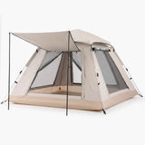 Weisshorn Camping Tent Family Shelter 210D Oxford Fabric Awning 210cm Khaki