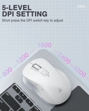 SOLAKAKA Silent Wireless Mouse Bluetooth 2.4GHz 4200 DPI 7 Buttons
