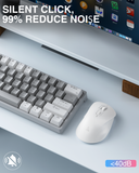 SOLAKAKA Silent Wireless Mouse Bluetooth 2.4GHz 4200 DPI 7 Buttons