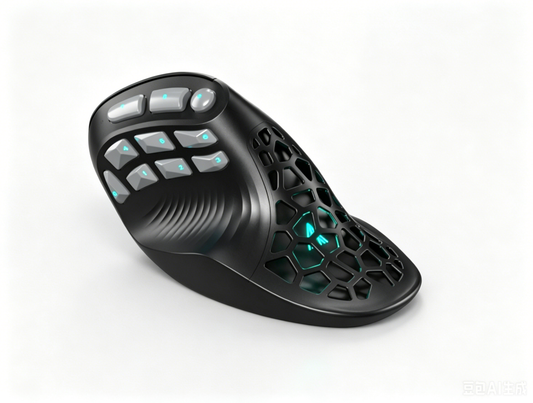 SOLAKAKA E9 Vertical MMO Gaming Mouse Tri-Mode 36000 DPI Ergonomic