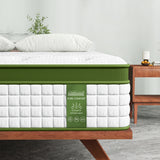 BedStory Double 30cm Hybrid Mattress Cooling Gel Memory Foam 5 Zone Pocket Spring Bed Temperature Regulating