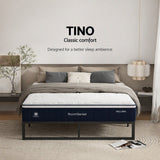 RoomSense Double 30cm Latex Hybrid Mattress Bundle with Metal Bed Frame