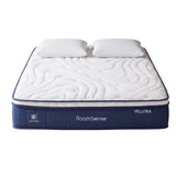RoomSense Queen 30cm Medium Firm Latex Mattress, 2 Gel Cooling Pillows