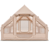 Weisshorn A-Frame Inflatable Air Tent with Mesh Windows, Family Glamping