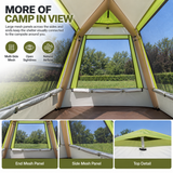 Weisshorn Inflatable Mesh Gazebo Tent, Air-Frame with Extendable Canopy