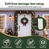 Jingle Jollys Christmas Garland Hook Hanger Wreath Fits 85-125CM Door No Drill
