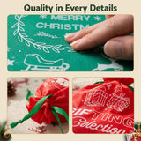Jingle Jollys 6PCS Christmas Santa Sacks Drawstring Reusable Gift Storage Bags 2 Sizes
