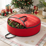 Jingle Jollys Christmas Garland Wreath Storage Bag Baubles Ornaments Container