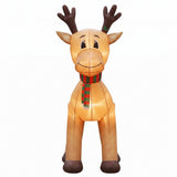 Jingle Jollys Christmas Inflatable Reindeer 5M Illuminated Decorations