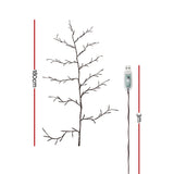 Jingle Jollys Christmas Willow Vine Lights Branch LED Fairy DIY Wall Decor 1.8m Warm White