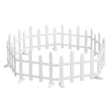 Jingle Jollys 3m Solar Christmas Fence Lights Outdoor Garden Path Decor Warm White 8pc