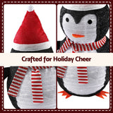 Jingle Jollys Christmas Penguin Light LED Christmas Decoration Pop Up Christmas Display 70cm