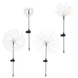 Jingle Jollys 4 Pack Christmas Lights Solar Firework Outdoor Garden Lights DIY Decoration Warm White