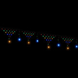 Jingle Jollys Christmas Lights Solar Fairy Lights Christmas Decorations Multicolour 4m