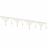 Jingle Jollys Christmas Lights Solar Fairy Lights Warm White Christmas Decorations 4m