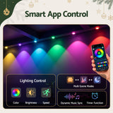 Jingle Jollys 15M Christmas Lights Permanent String Eaves Light 36 LED Decoration