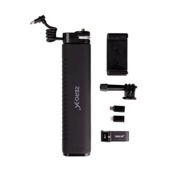 ZERO-X POWER XTEND ACTION CAMERA & PHONE EXTENSION ARM WITH POWER BANK