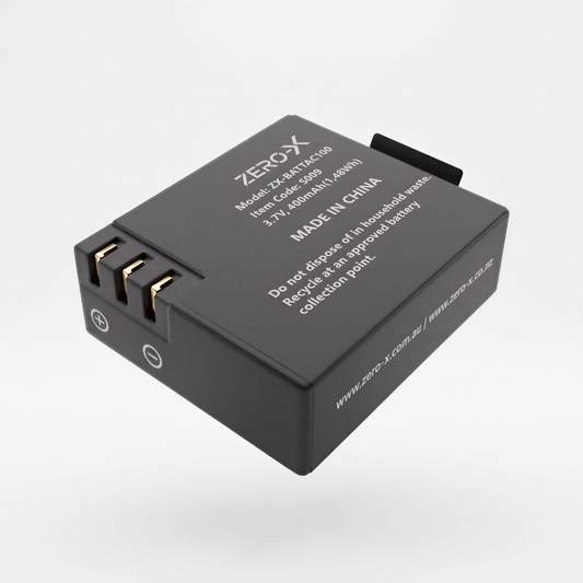 Zero-X ZXM-AC110 Action Camera Battery