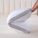 GIOIA CASA LUXURY BAMBOO COOLING TWIN PACK PLUSH DOWN-LIKE PILLOWS