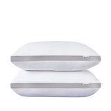 GIOIA CASA LUXURY BAMBOO COOLING TWIN PACK PLUSH DOWN-LIKE PILLOWS