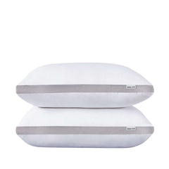 GIOIA CASA LUXURY BAMBOO COOLING TWIN PACK PLUSH DOWN-LIKE PILLOWS