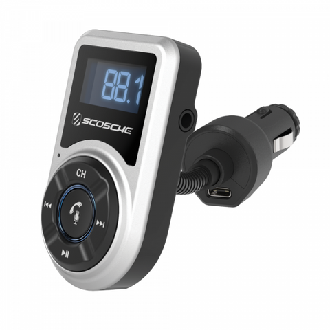 SCOSCHE BTFREQ™ BT FM TRANSMITTER  18W USB-C POWER DELIVERY PORT