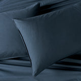 GIOIA CASA VINTAGE WASHED COTTON QUILT COVER SET SINGLE CHARCOAL