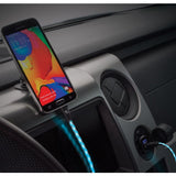 SCOSCHE CHARGE & SYNC CABLE W/ FLOWING CHARGE LED FOR MICRO USB DEVICES