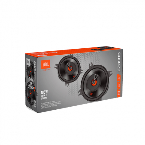 JBL CLUB 422F 4" 2 WAY COAXIAL SPEAKER - 35 WATTS RMS - 3 OHMS - NO GRILLES