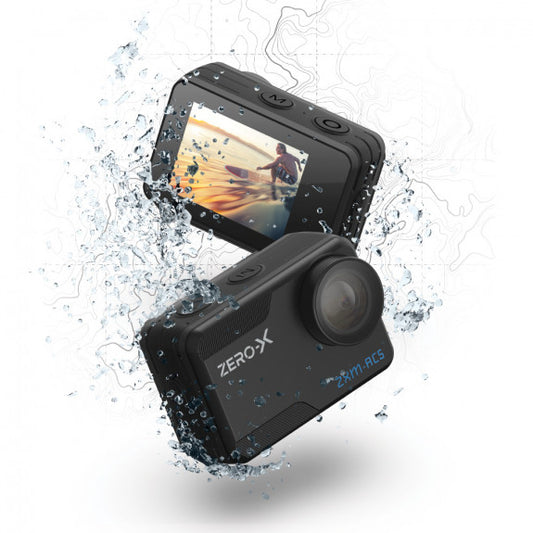 ZERO-X 4K UHD WITH 2.0' TOUCH SCREEN  AND WIFI  WATERPROOF ACTION CAM