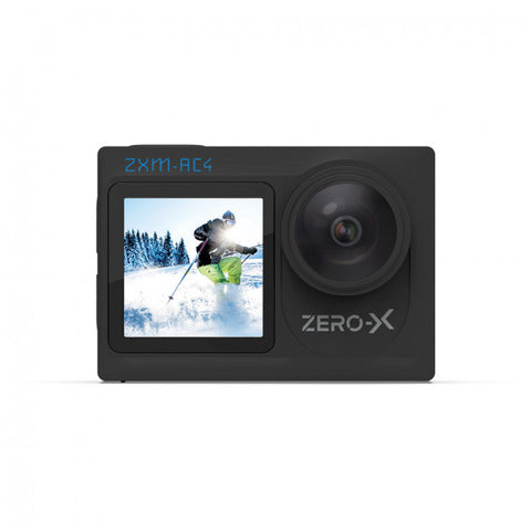 ZERO-X 4K UHD WITH 2.0' TOUCH SCREEN   FRONT SCREEN  AND  WIFI ACTION CAM