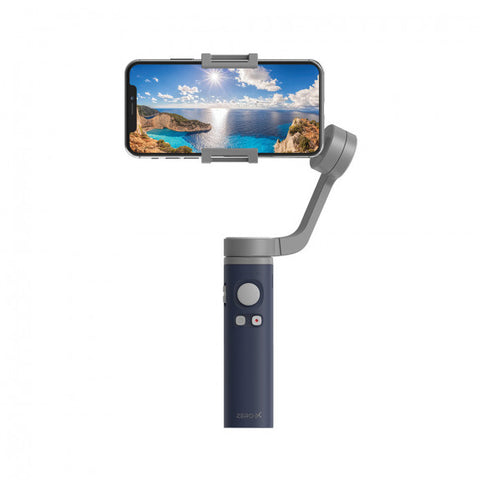 ZERO-X 3 AXIS STEEL BLUE FOLDABLE GIMBAL