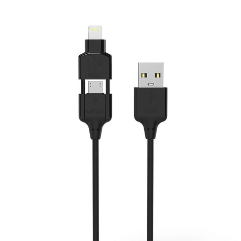 StrikeLine Pro Lightning & micro-USB Charge & Sync Cable 0.9m